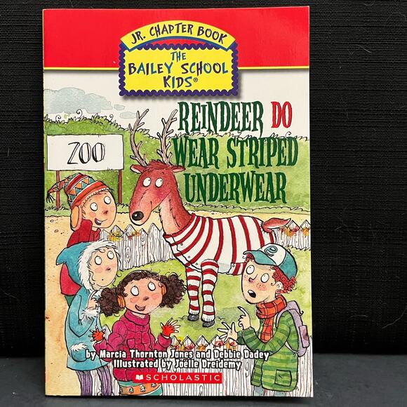 Reindeer Do Wear Striped Underwear  Book - Picture 1 of 5